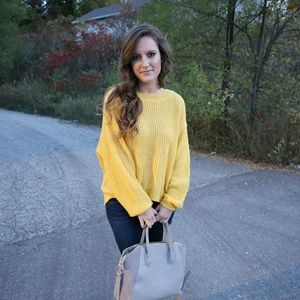 Oversized Knit Sweater Oversized Knit Sweater