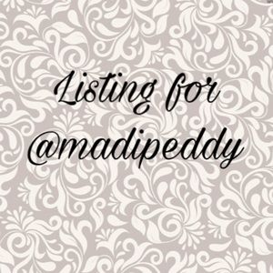 Listing for @madipeddy ✨