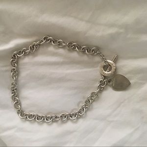 ♦️SOLD! ♦️TIFFANY AND CO. Heart Necklace stamped