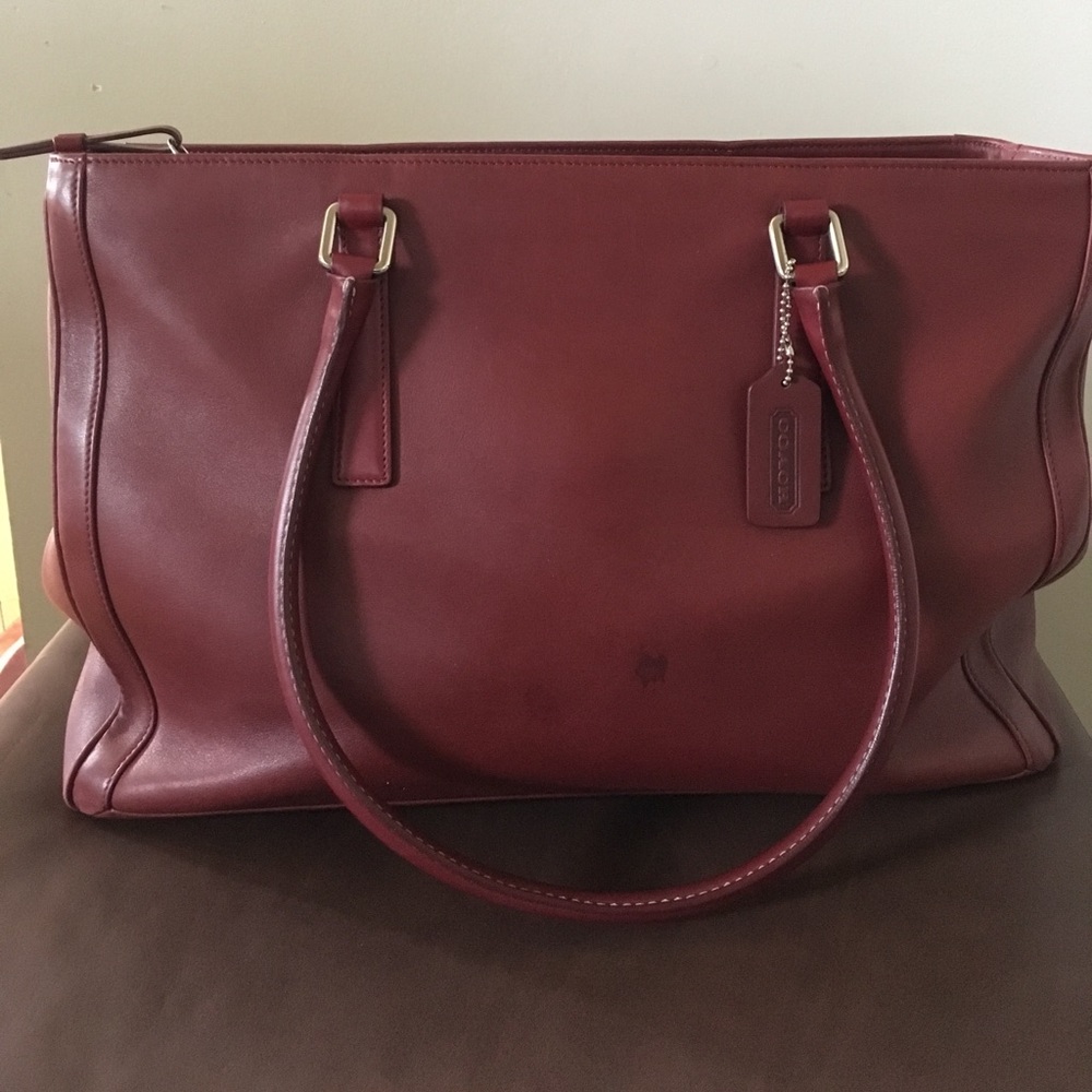 Coach leather tote **PRICE REDUCED** - Picture 3 of 8