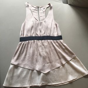 Beige tank top with blue strap - urban outfitters