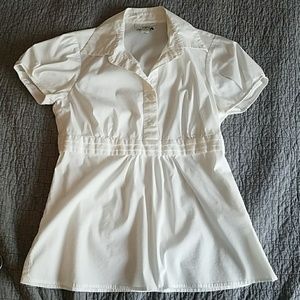 LOFT short sleeved white Oxford size M