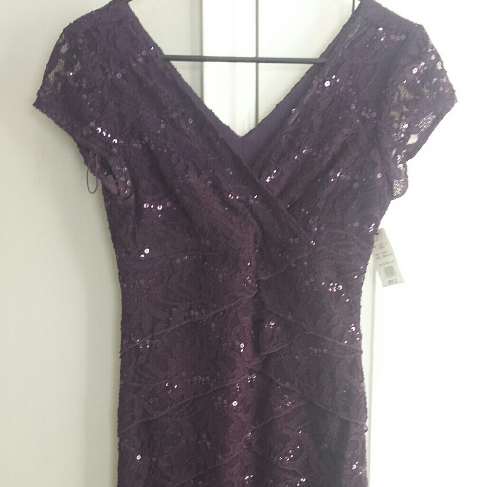 Purple bridesmade dress