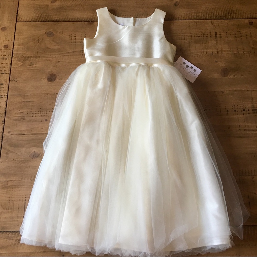 NWT Ivory Flower Girl/Special Occasion Dress, 7