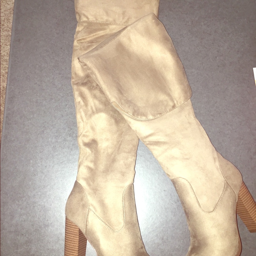 Suede Thigh high boots!!