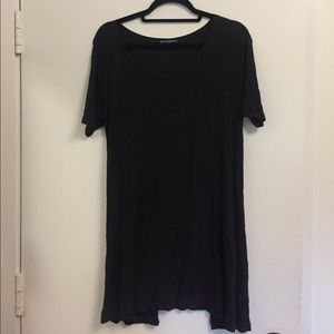 Brandy Melville soft slouchy t-shirt dress gray OS