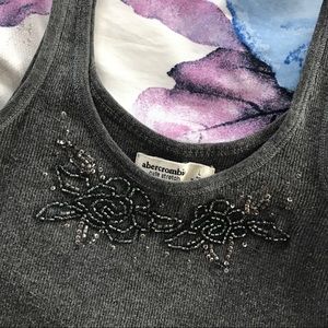 Abercrombie Kids Beaded Tank Top
