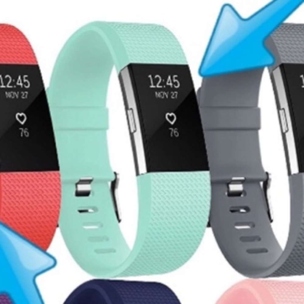NWOT Fitbit CHARGE 2 band MINT GREEN