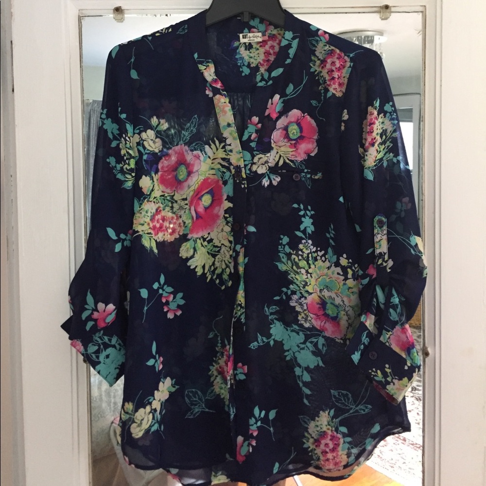 Kut From The Kloth Floral Blouse