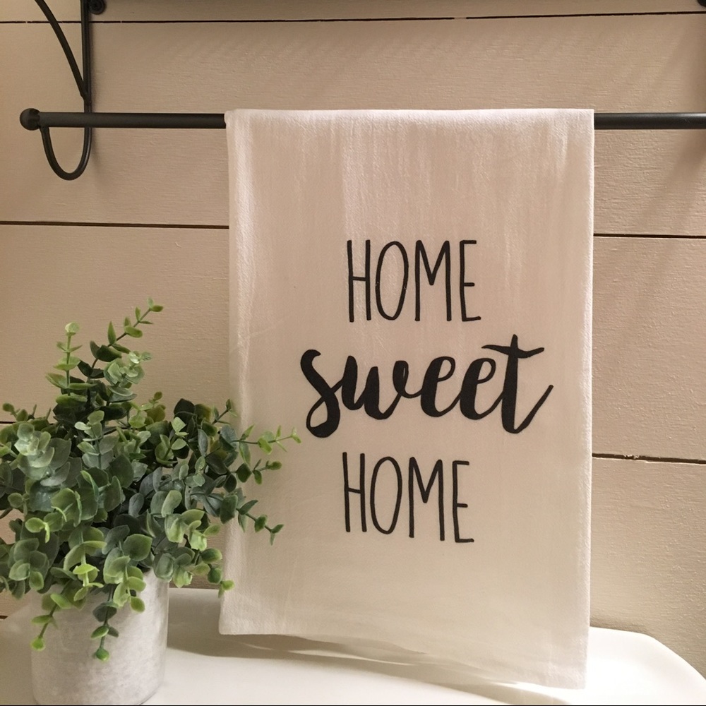Home Sweet Home kitchen towel
