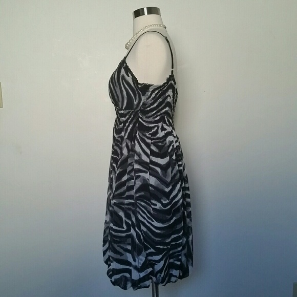 Zebra Bubble Dress - Picture 3 of 5