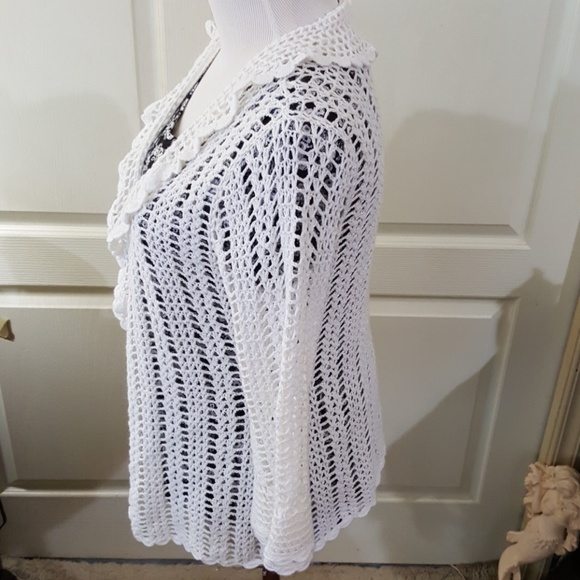 Westbound Crochet Cardigan/Sweater. Sz. Med/Lg. - Picture 3 of 8