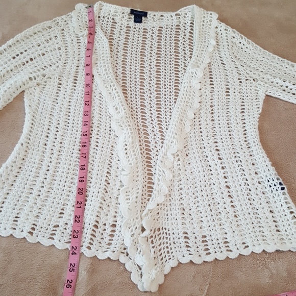 Westbound Crochet Cardigan/Sweater. Sz. Med/Lg. - Picture 6 of 8