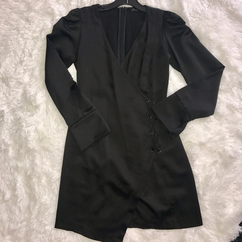 LBD satin from Zara