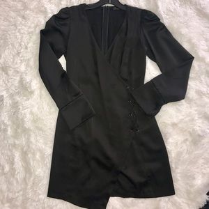 LBD satin from Zara