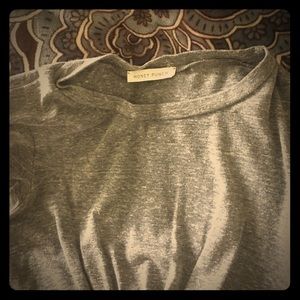 Grey cutout dress
