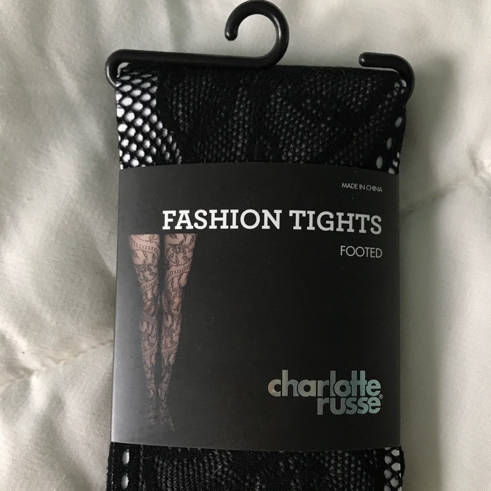 New In-Package Charlotte Russe Fashion Tights 🔥💯