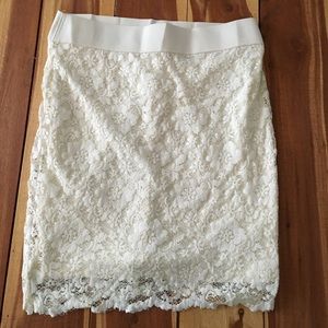 White lace skirt White lace skirt