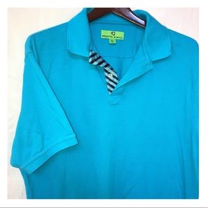 Bristol & Bull Turquoise Polo Shirt- 2XL