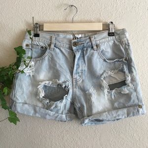 ONE TEASPOON X women's Denim Shorts 26 ONE TEASPOON X women's Denim Shorts 26