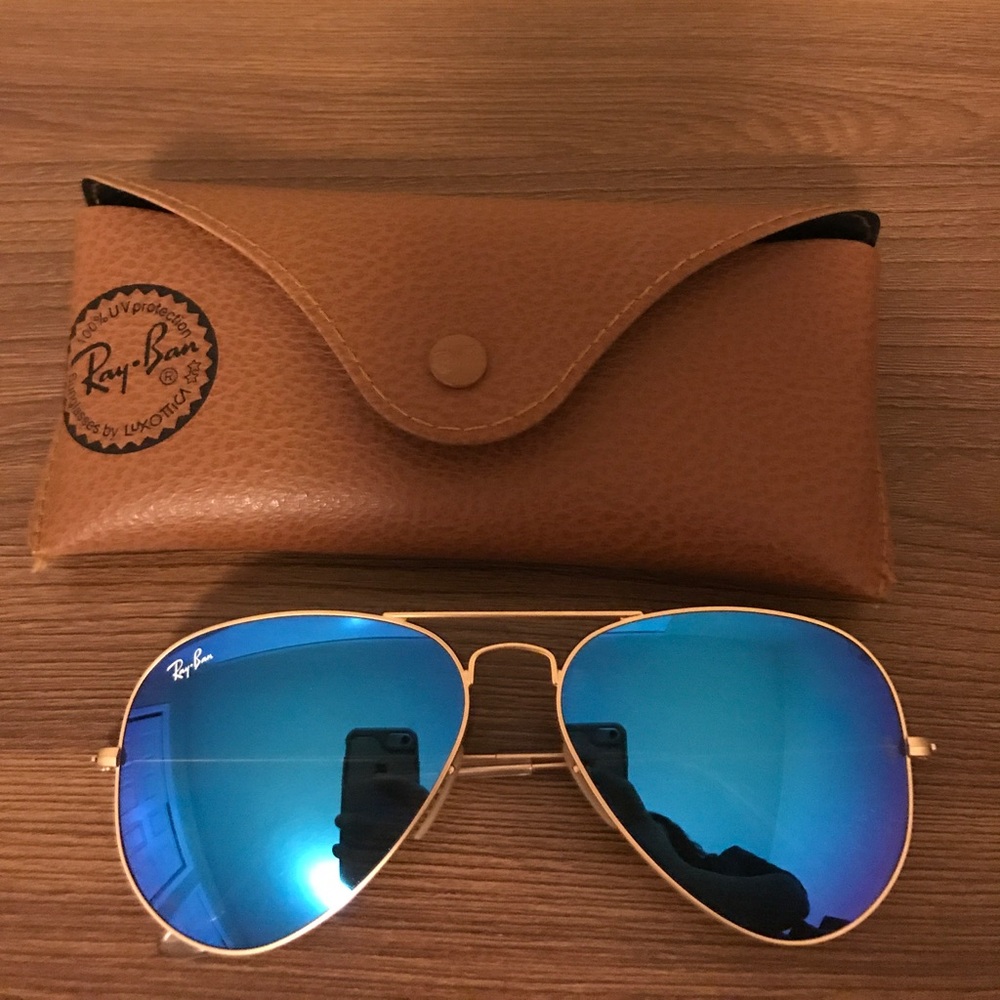 RAY-BAN Aviator with Mirrored Lenses 58 mm
