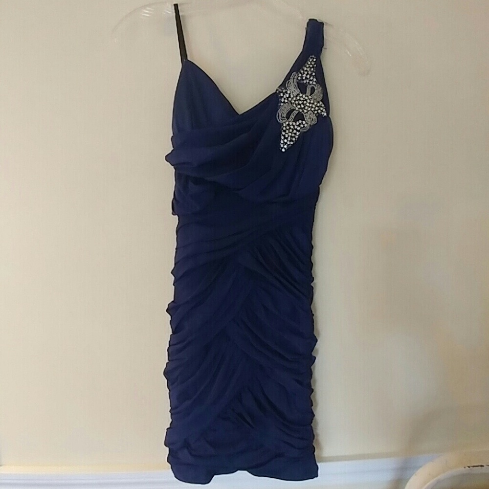 Formal Juniors One-Shoulder Dress