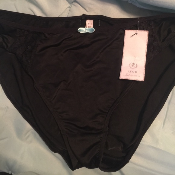🌼🌼🌼Izod panties black size large 🌼🌼🌼 - Picture 1 of 3