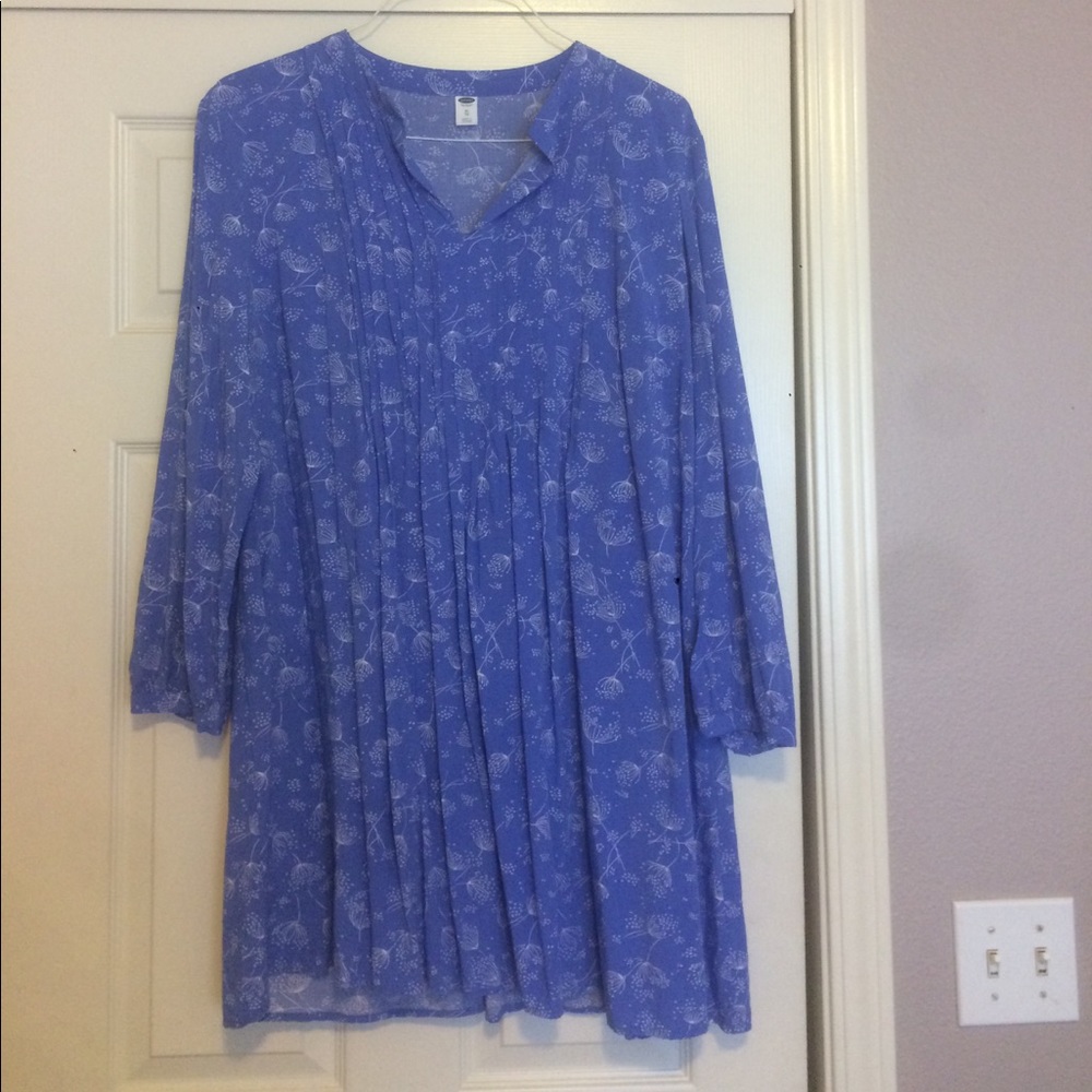 Fun flirty cornflower blue tunic