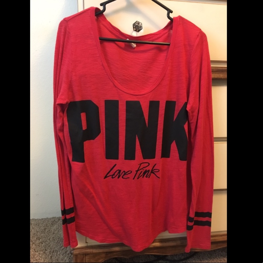 Long sleeve pink shirt