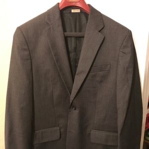 Banana Republic Charcoal Wool Suit 40R 33x30
