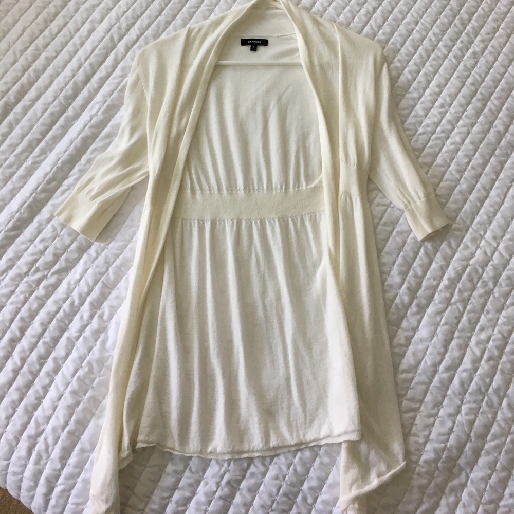 Women's Express Small Ivory/Cream Sweater