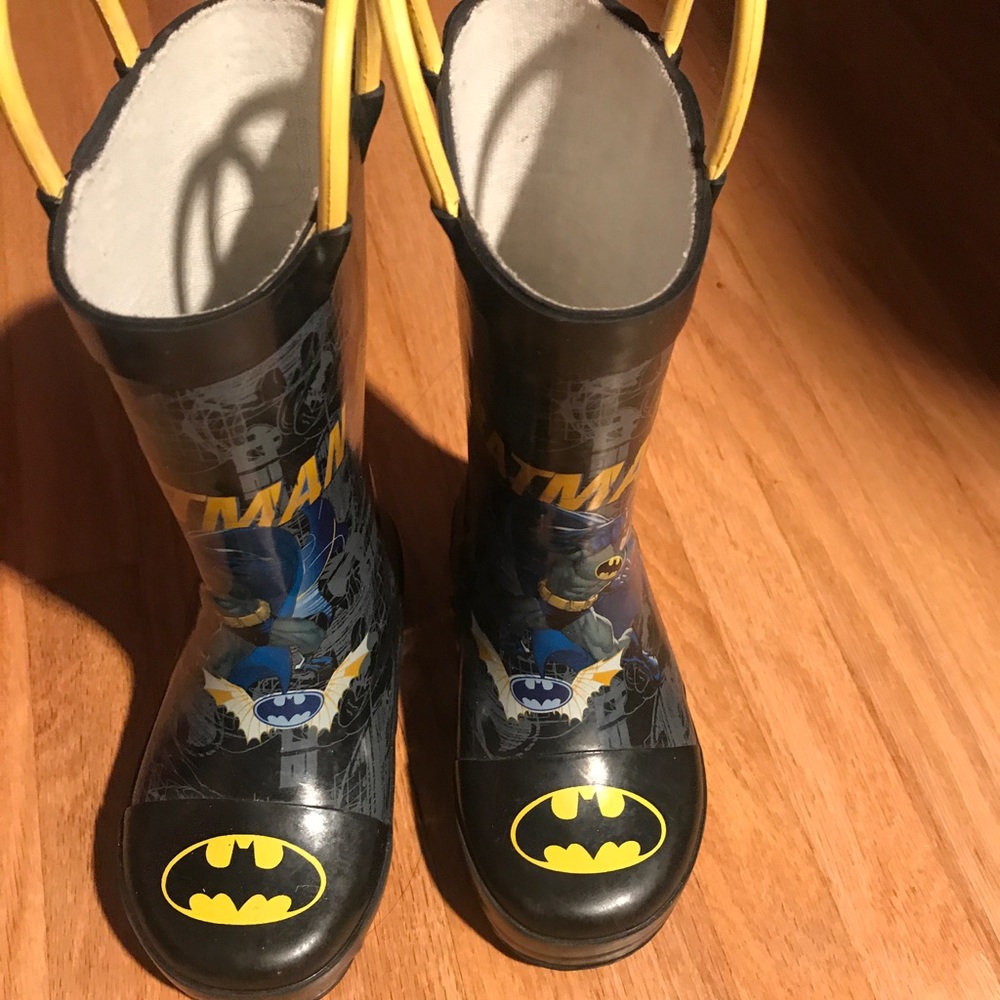 Pair of batsman rainboots