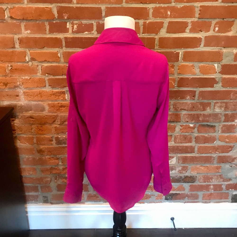 Magenta blouse