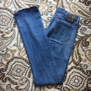 Lux Denim brand Gold Sign "Envy" Jeans