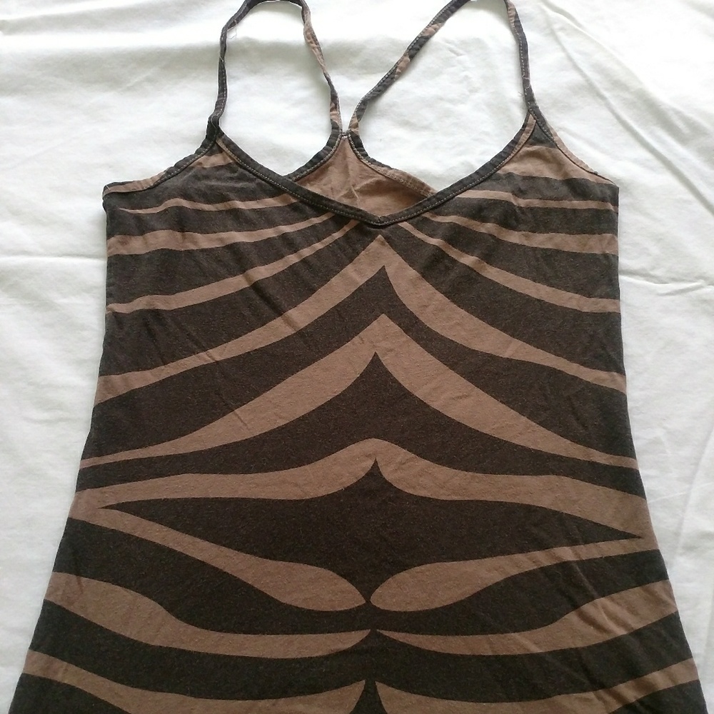 Divided Stripe Tank Top