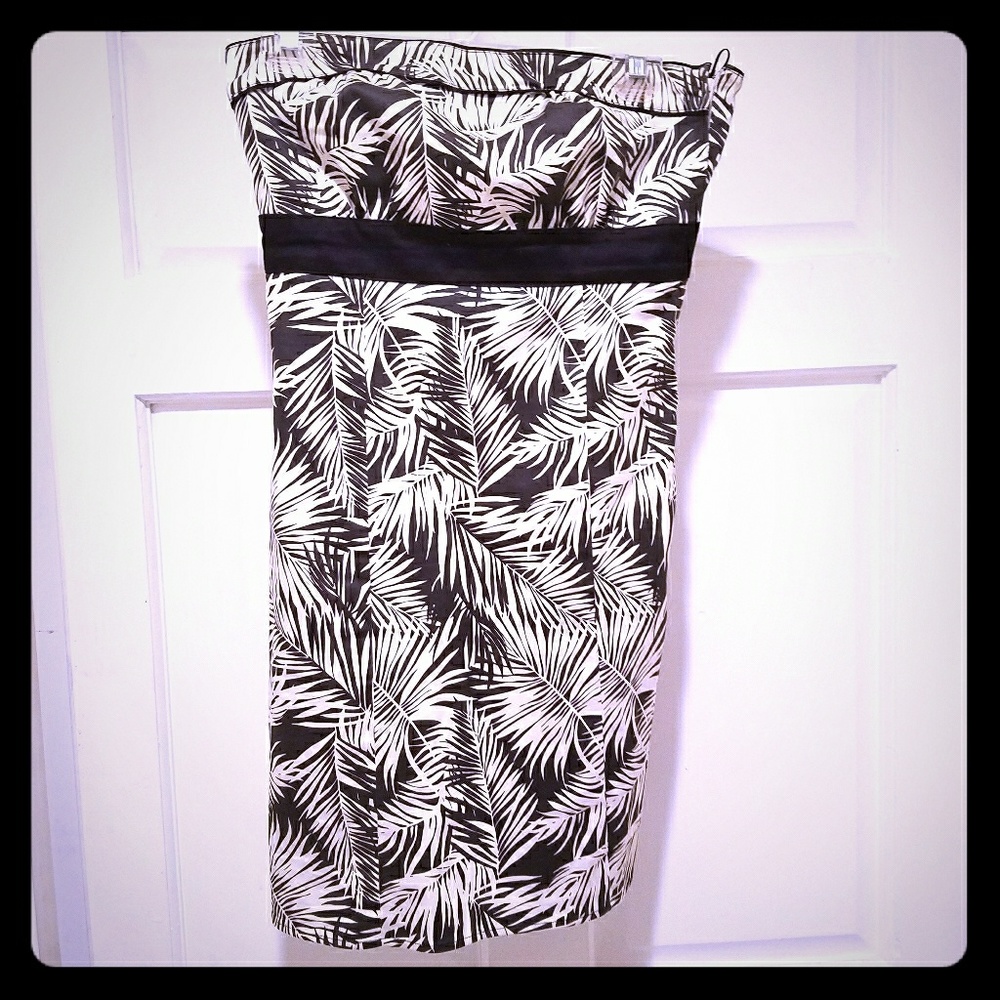 H&M strapless dress