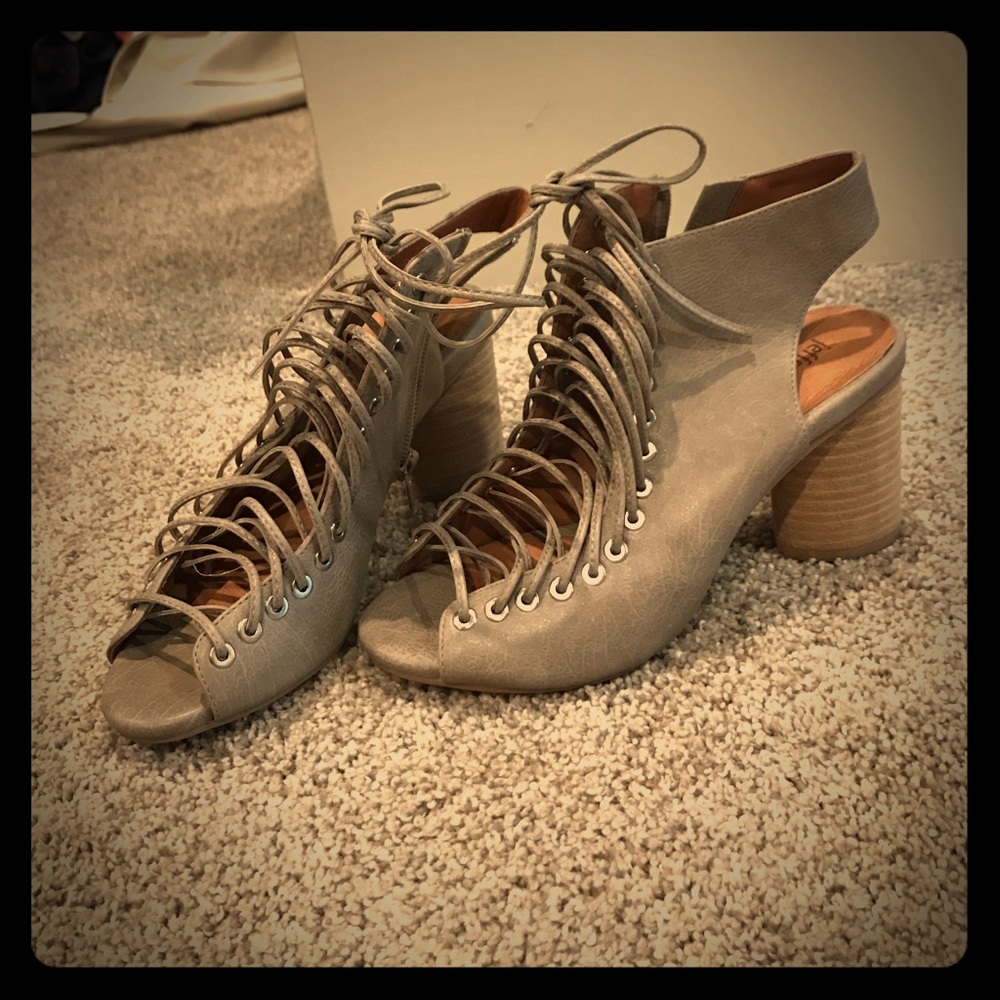 Jeffrey Campbell Lace Up Booties