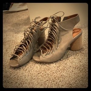 Jeffrey Campbell Lace Up Booties