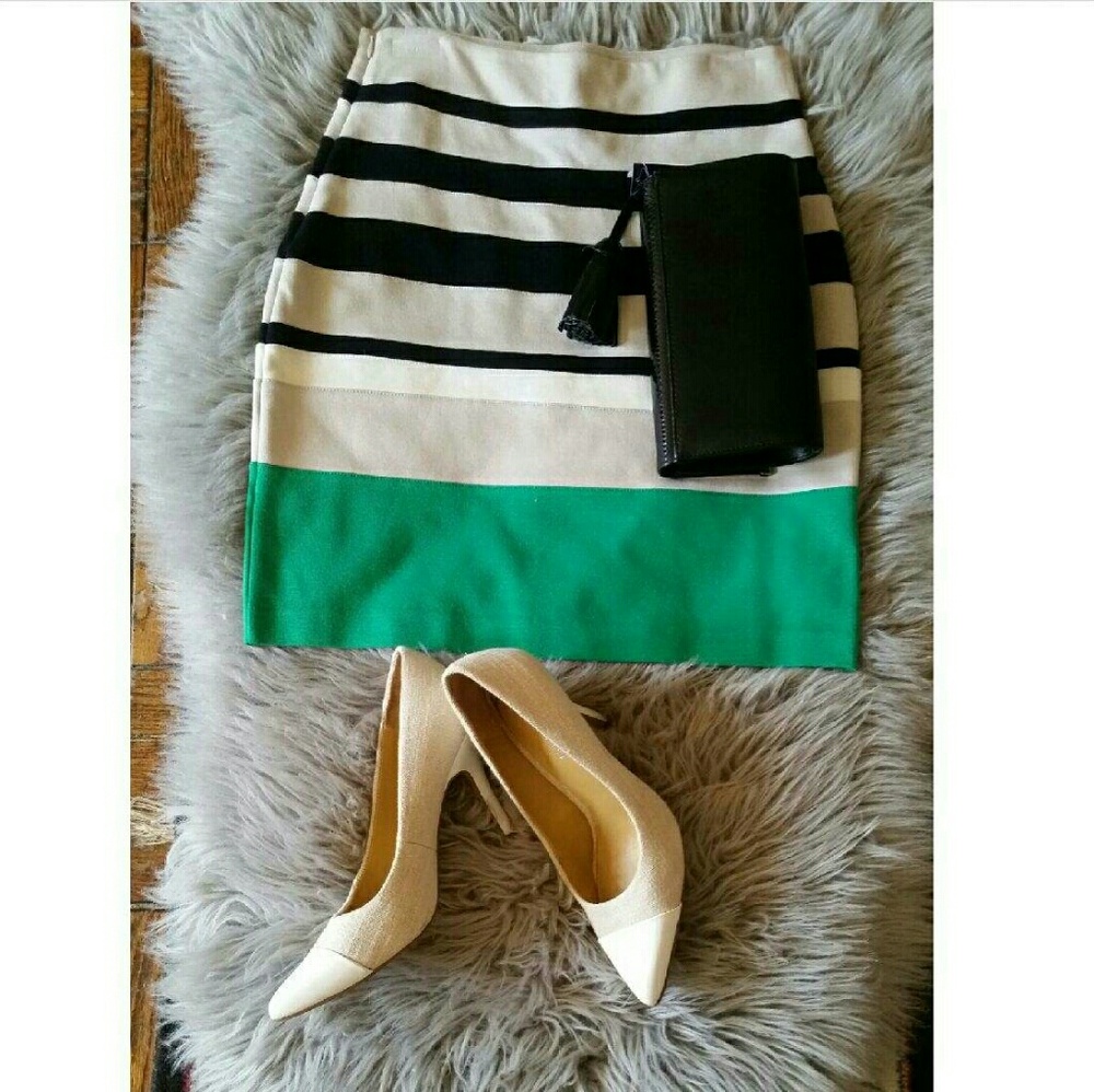 Express Striped Bandage Pencil Skirt 🎉🎉SALE 🎉🎉