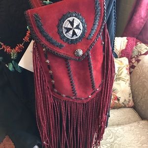 Beautiful native style leather Red Cripple Creek