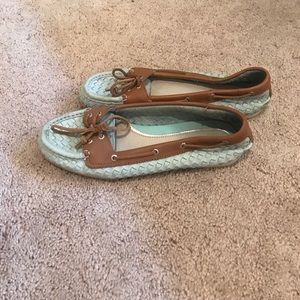 Cute mint flats