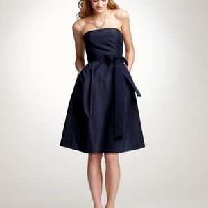 Ann Taylor Strapless Dupioni Dress