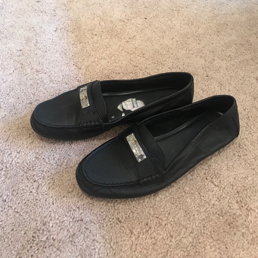 Black coach flats