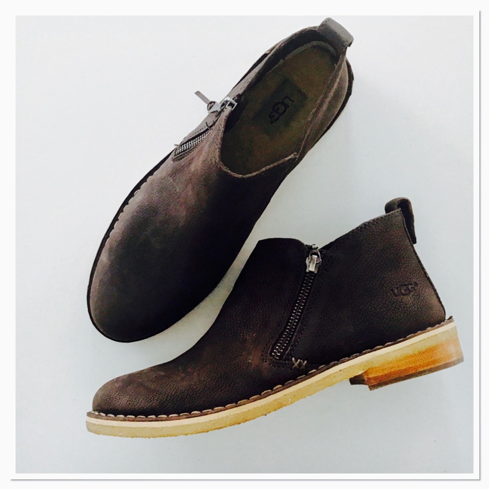 ✨Only 1 left✨NWOB Uggs leather ankle boots - Picture 4 of 8