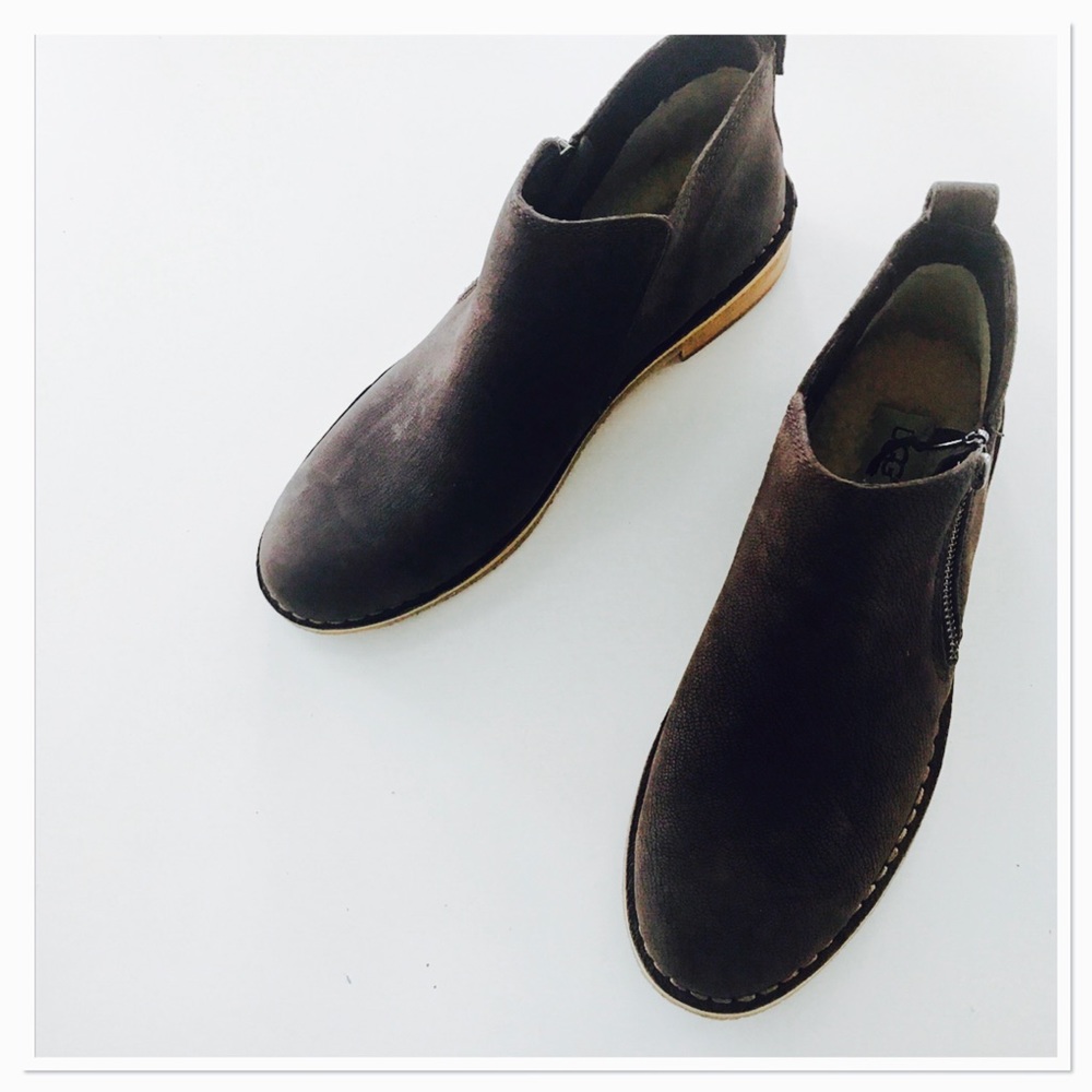 ✨Only 1 left✨NWOB Uggs leather ankle boots - Picture 6 of 8