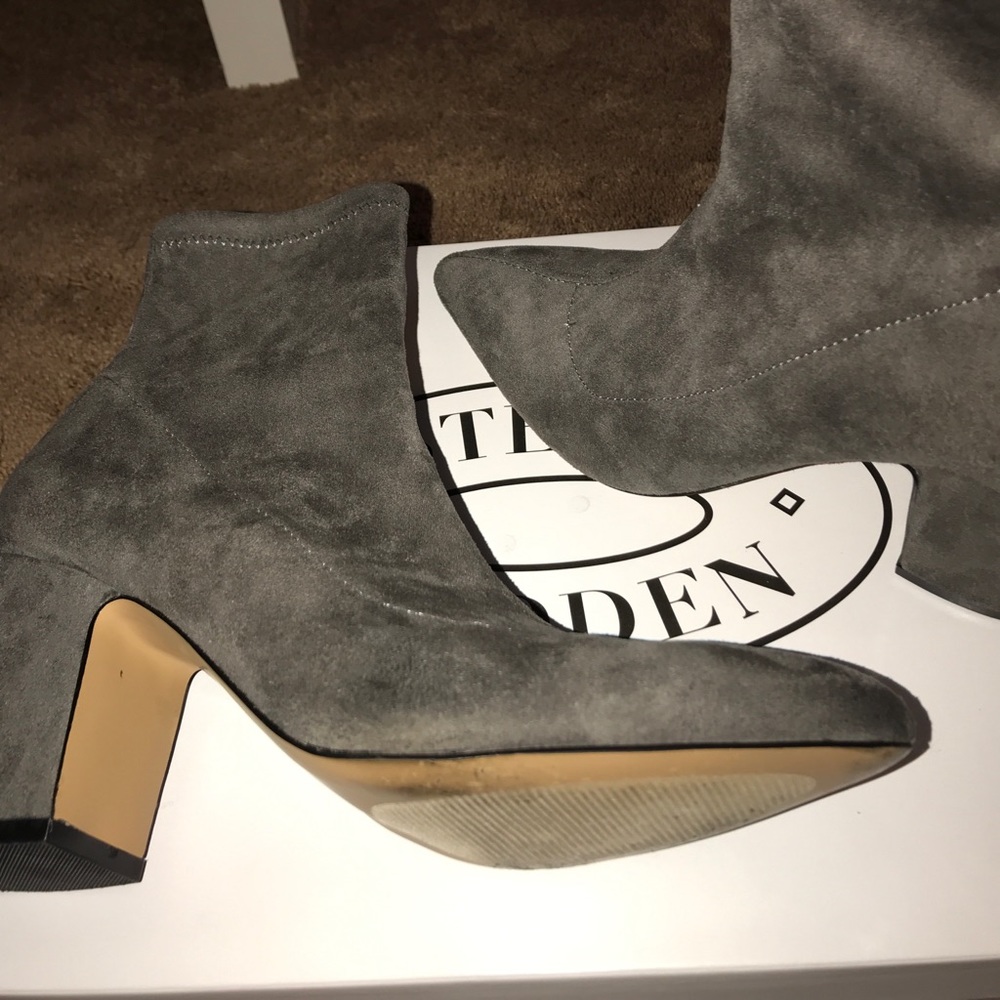 Grey Steve Madden Boots