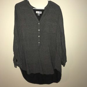 Moving Sale!!  Black and Grey Old Navy Tunic