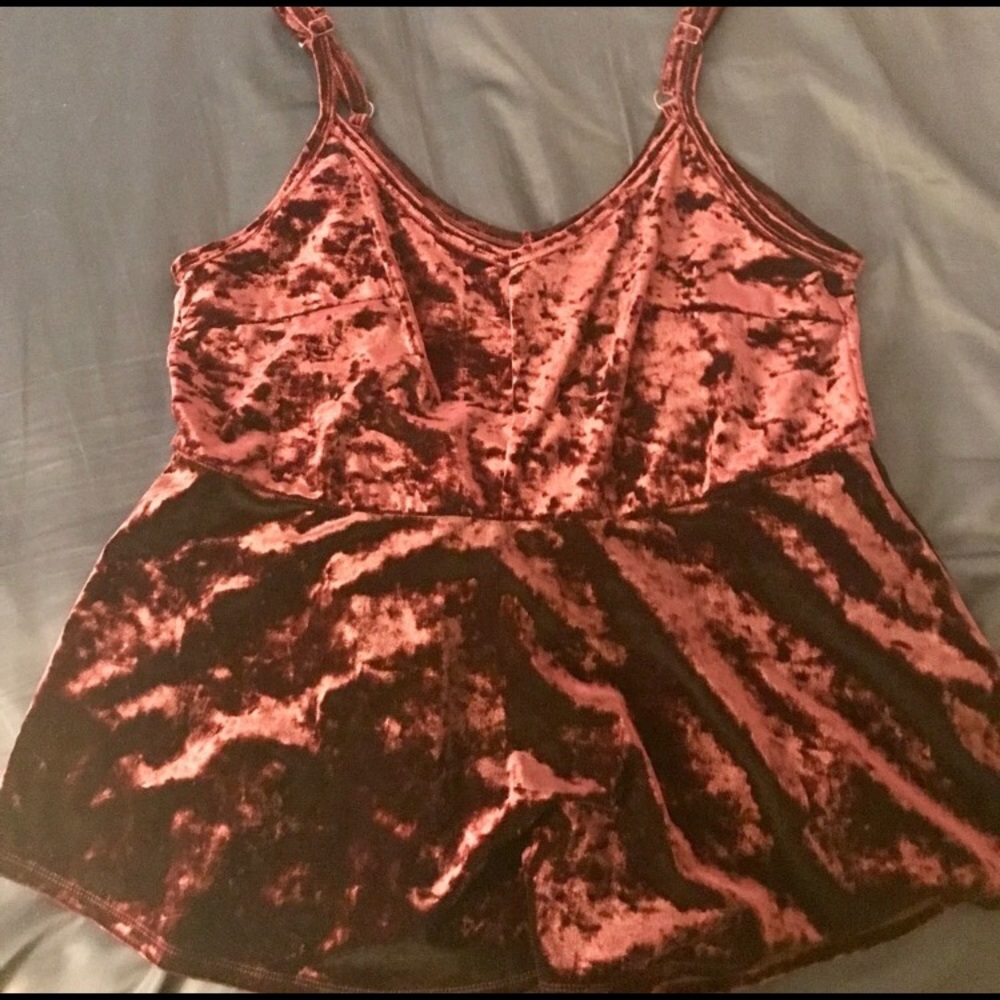 Torrid 2x Velvet Babydoll Tank