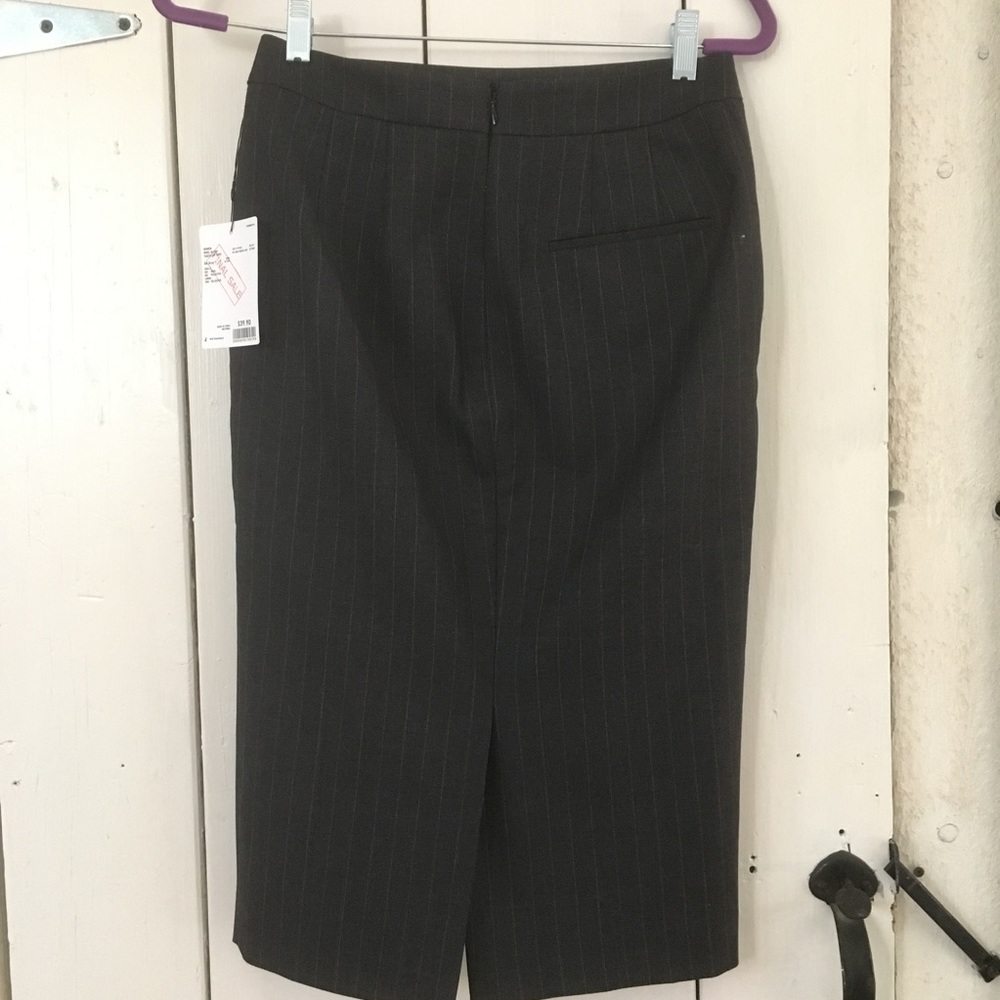 NWT Sz6 Carine Roitfeld/UNIQLO grey pencil skirt