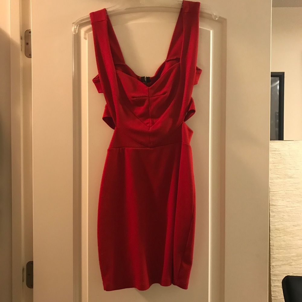 Red dress